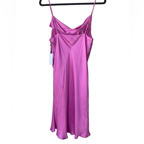 Astr Pink Satin Mini Dress - Picture 7 of 11